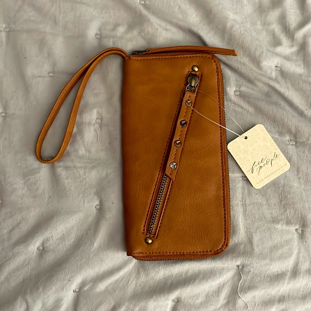 Free people vegan leather wallet